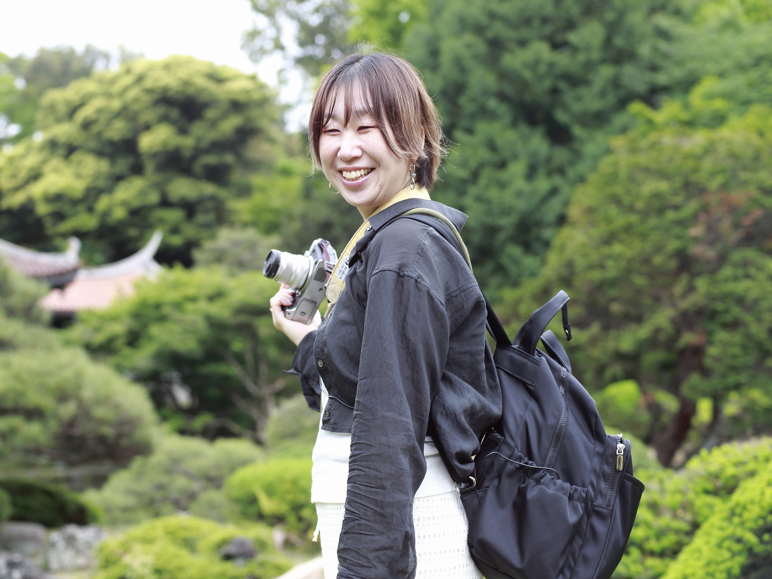 インタビューの様子