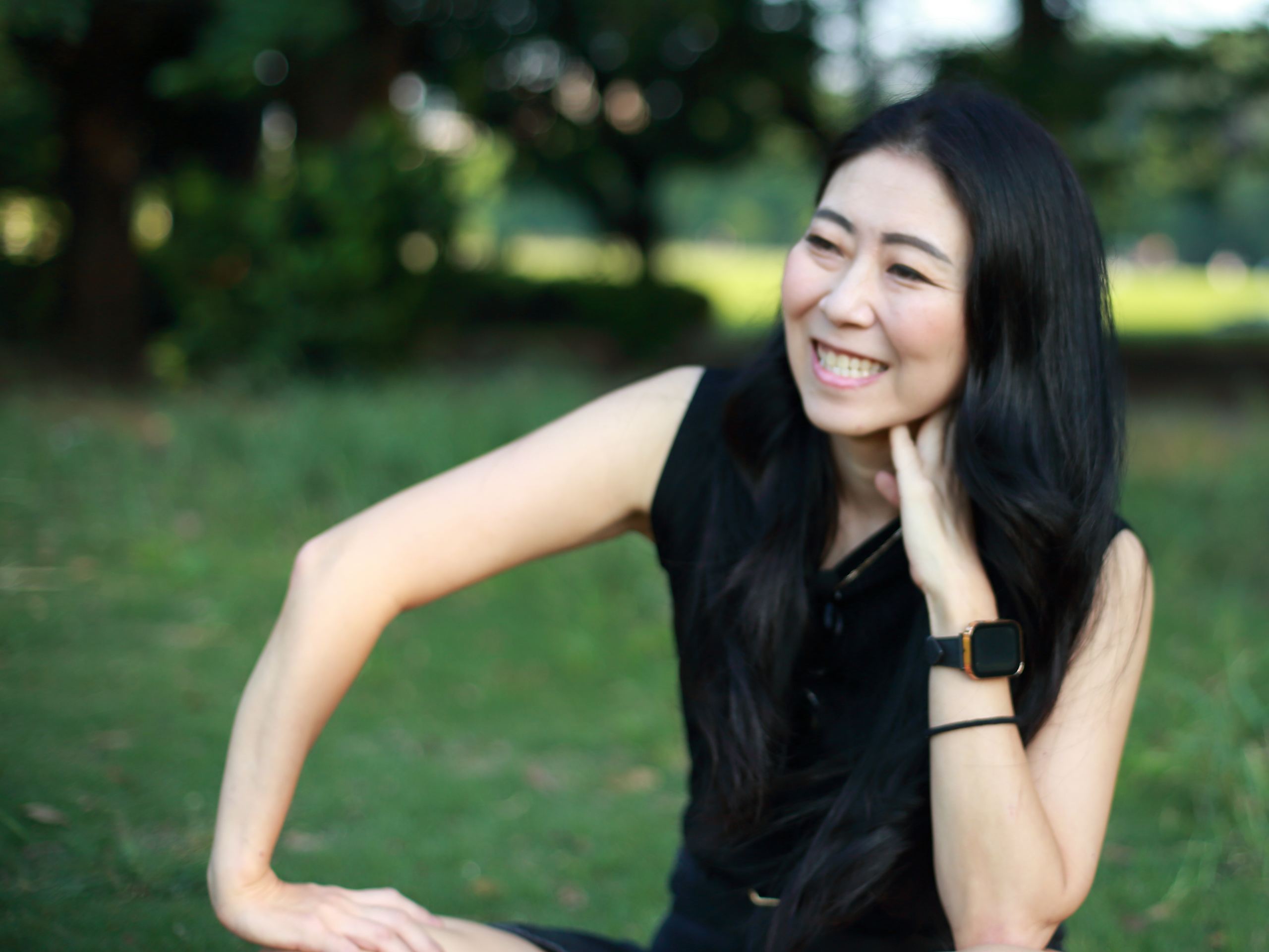 Maiさんのインタビューの様子